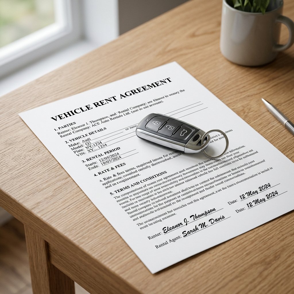 Vehicle Rent Agreement