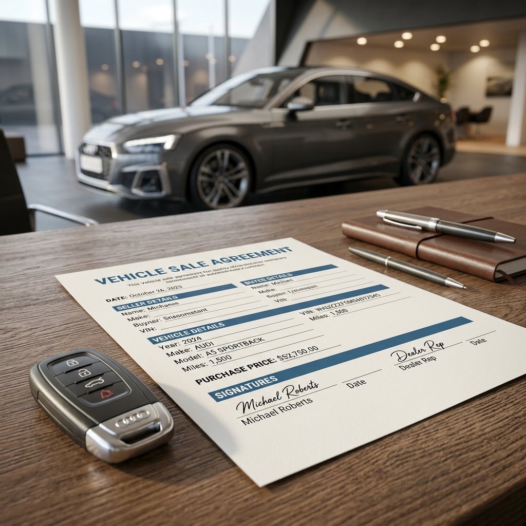 Vehicle Sale Agreement